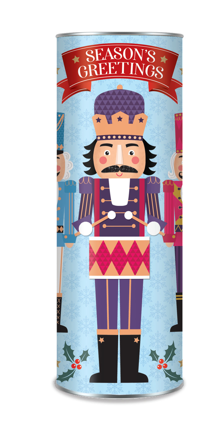 Grandma Wild's Nutcracker Tube with Stem Ginger & Spice Biscuits 200g [1793]