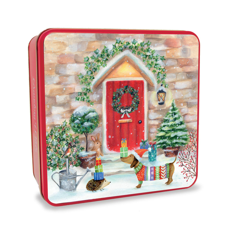Grandma Wild's Embossed Festive Doorstep Delights Tin 200g [1805]