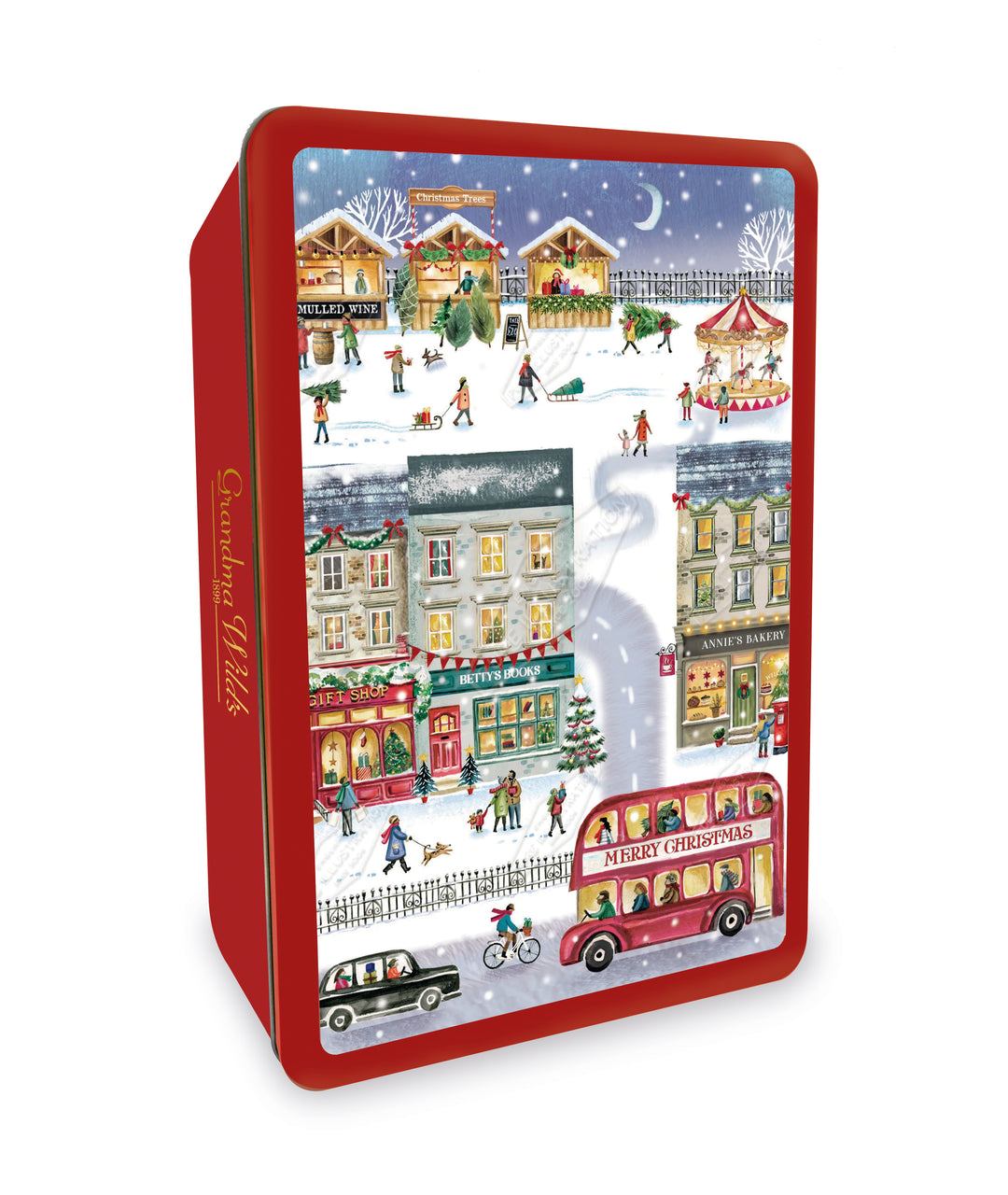 Grandma Wild's Embossed Christmas High Street Tin 300g [1866]