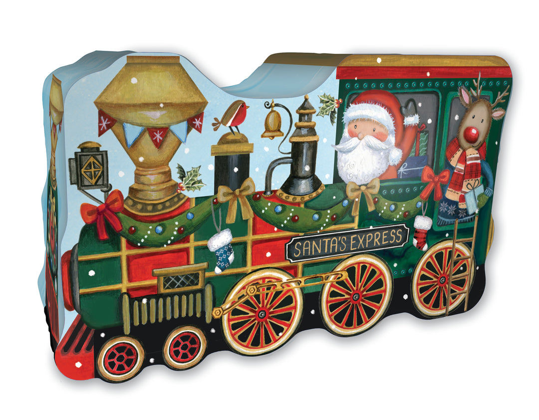 Grandma Wild's Embossed Santa's Express Train Tin 150g [1868]