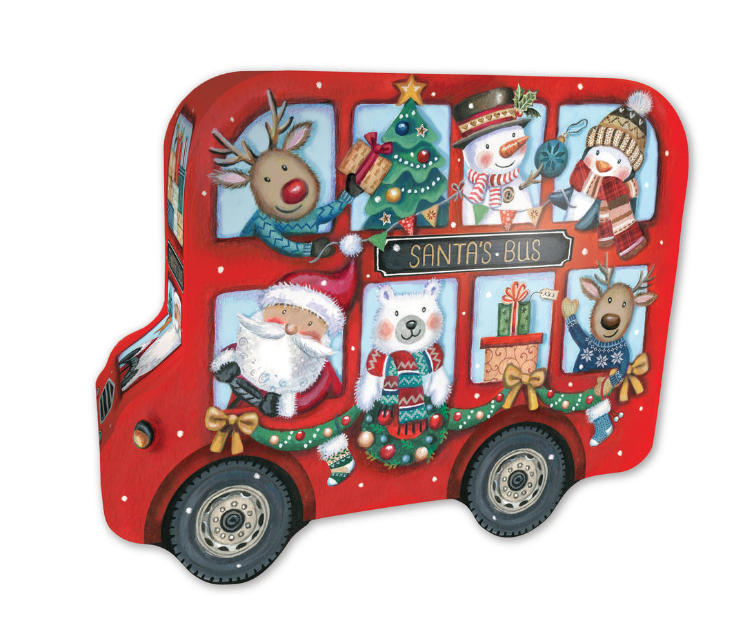 Grandma Wild's Embossed Santa's Bus Tin 200g [1869]