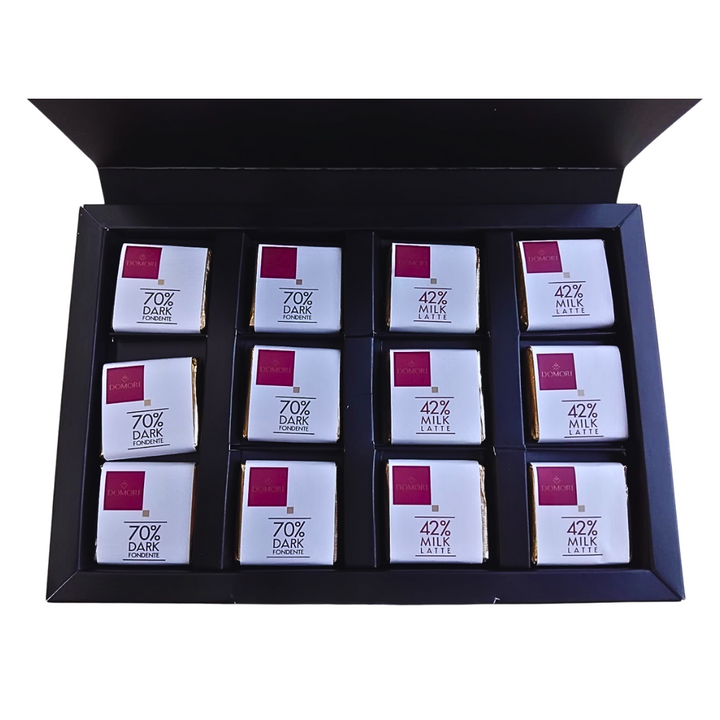 12 Piece Assorted Domori Chocolate in Gift Box