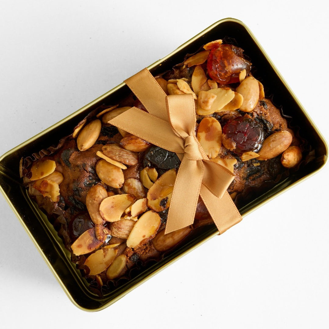 C&B Christmas Loaf Cake | Gold Christmas Tin 530g [2014]