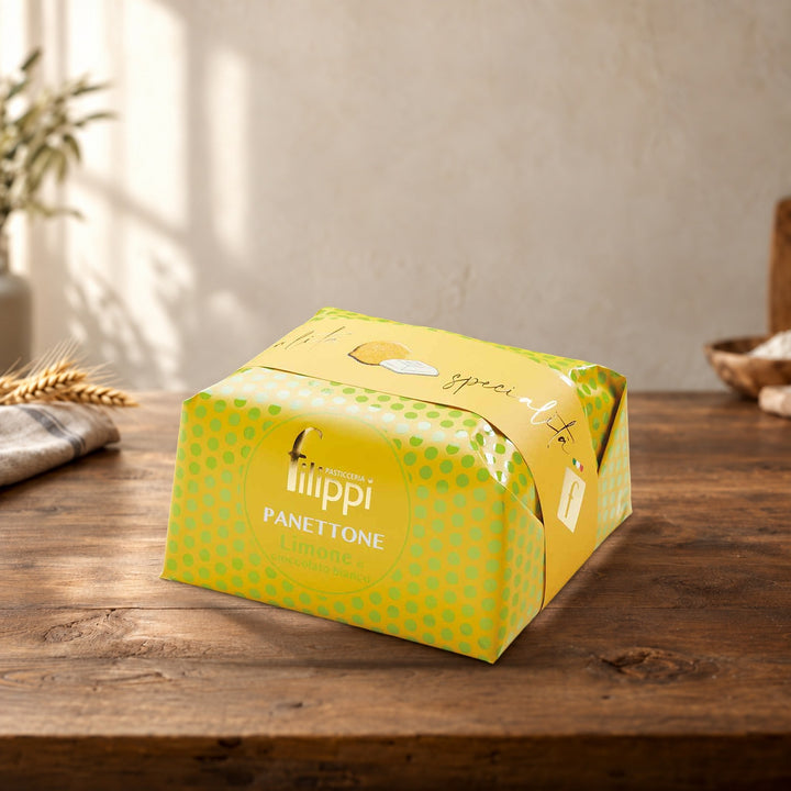 Filippi Panettone with Candied Lemon and White Chocolate 500g [YELLOW][SPE 3503]