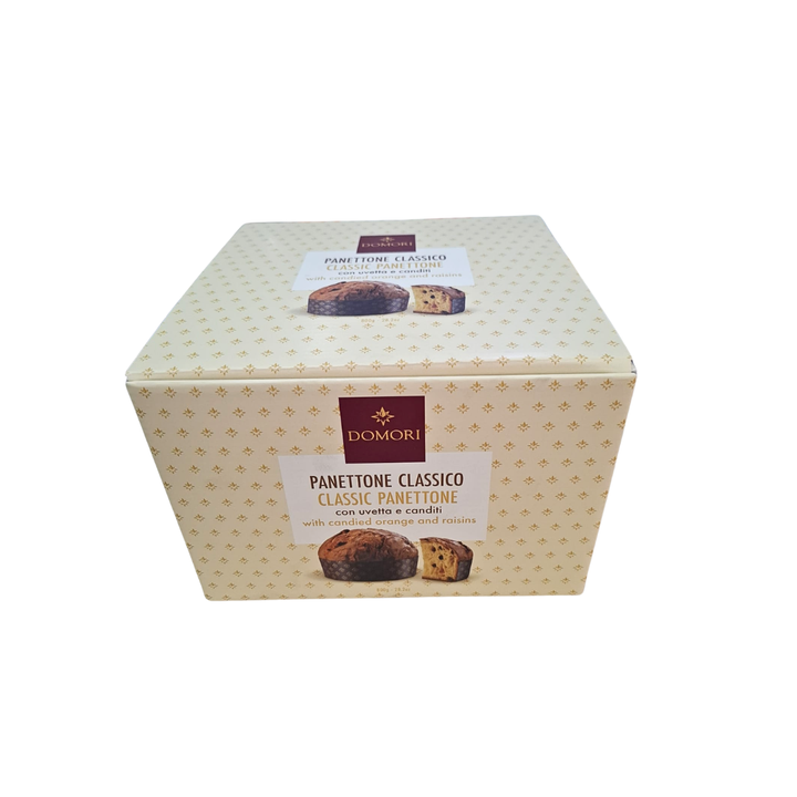 Domori Panettone with Candied Orange and Raisins 800g