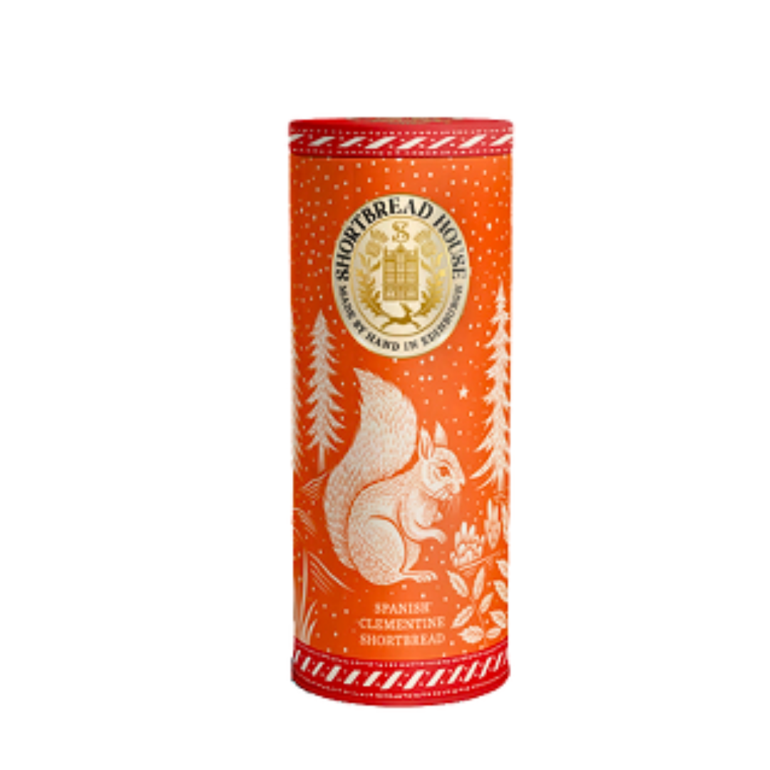 Shortbread with Spanish Clementine in Tin ORANGE 200g