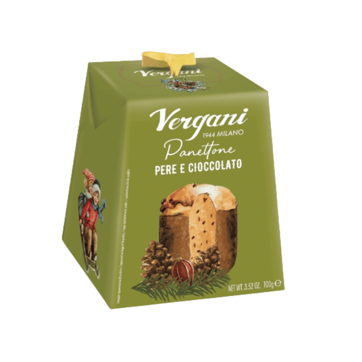 Vergani Chocolate & Pear in box 100g [GREEN]