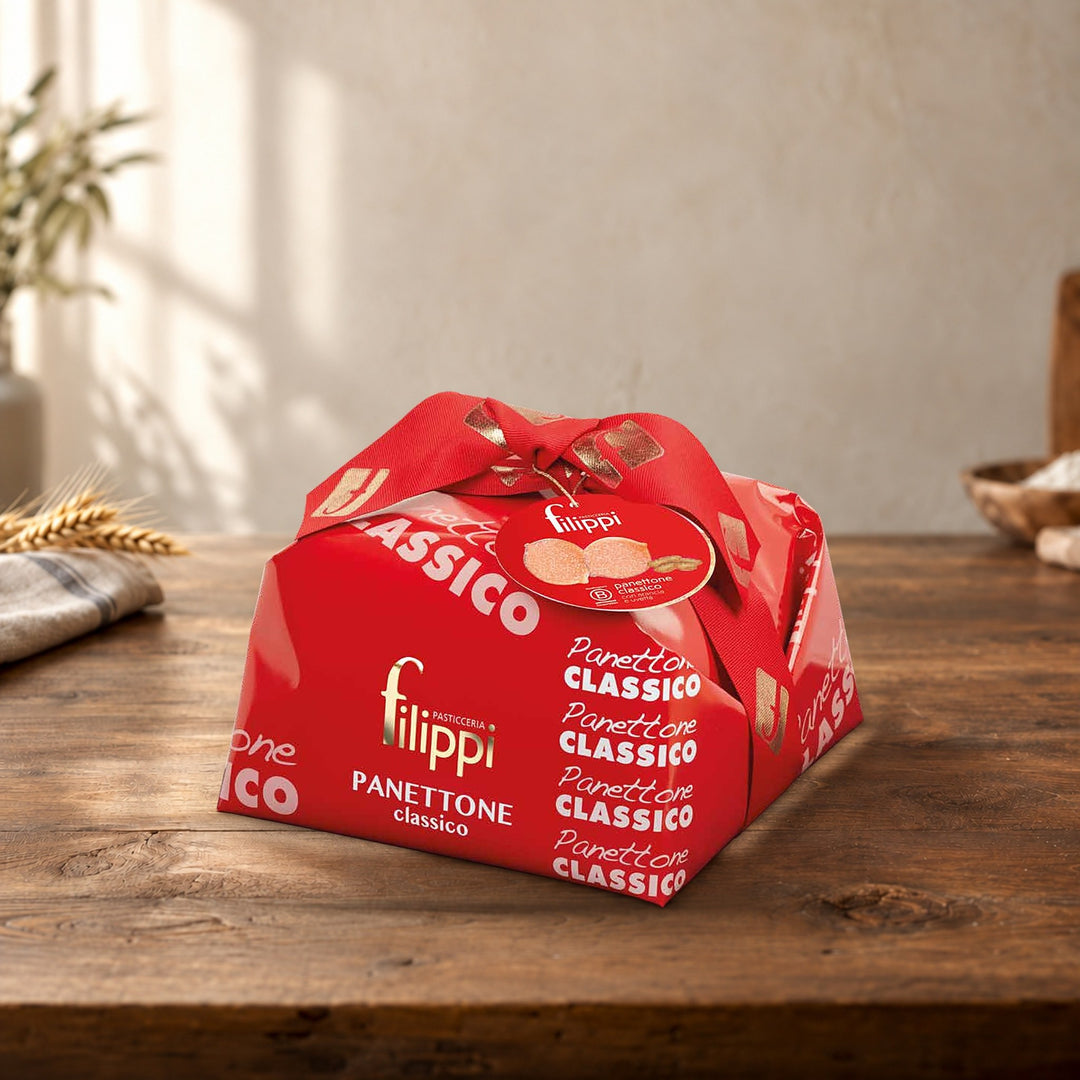 Filippi Classic Panettone with Candied Orange and Raisins 500g/750g/1000g