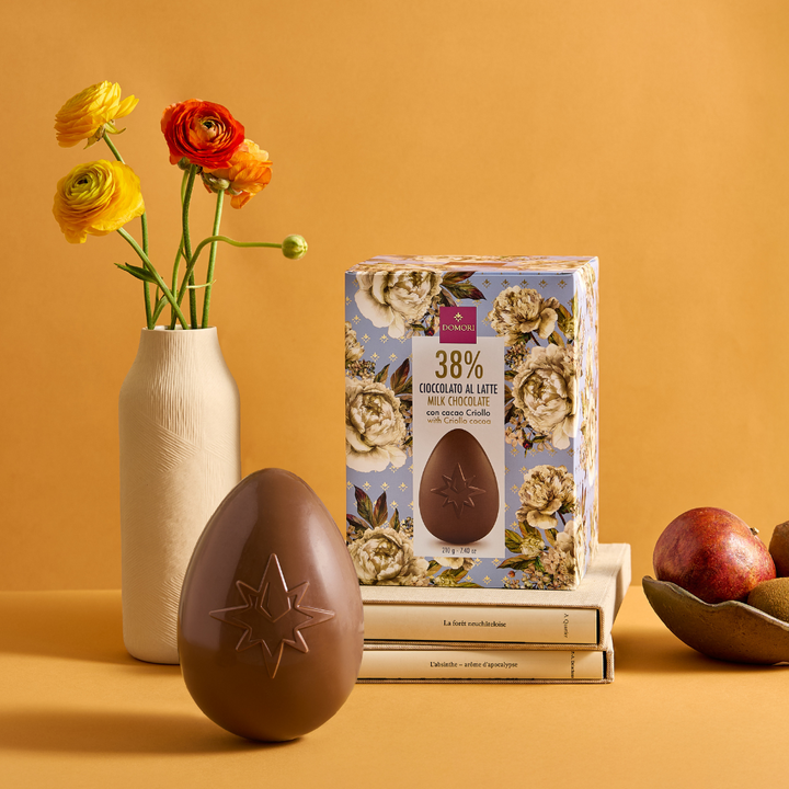 38% Milk Chocolate Easter Egg with Criollo Cocoa - 70g
