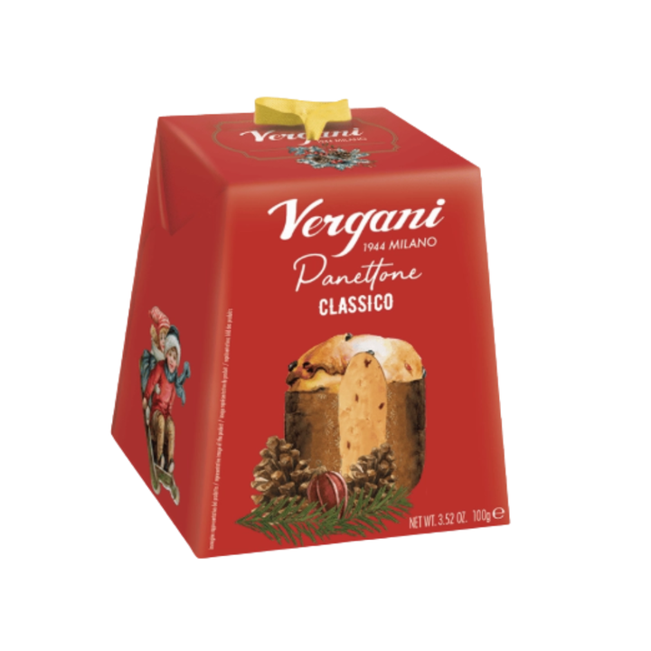 Vergani Panettone Classico 100g in Box (RED)
