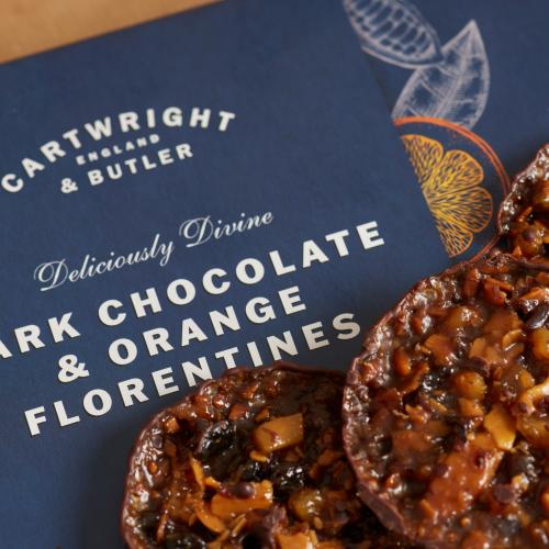 C&B Dark Chocolate with Orange Florentines 100g [4001]