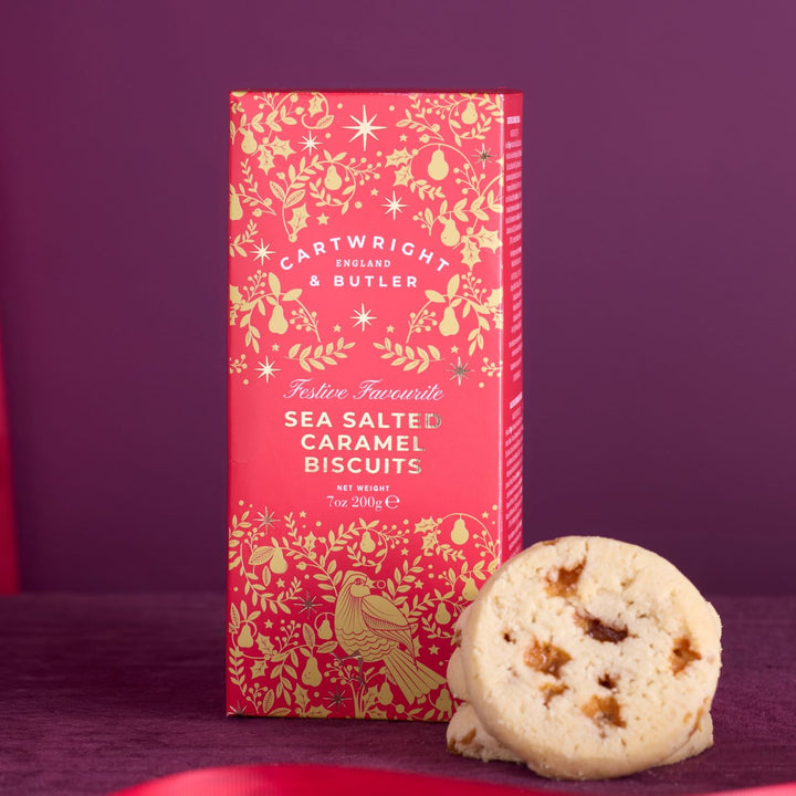 Cartwright and Butler Sea Salted Caramel Biscuits in Carton 200g [4058]
