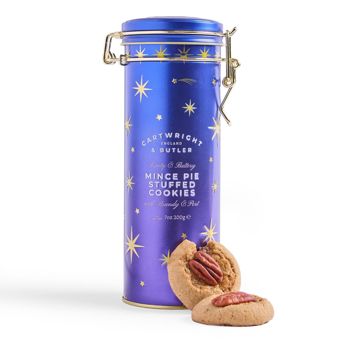C&B Night Before Christmas | Mince Pie Stuffed Cookies in Tin 200g