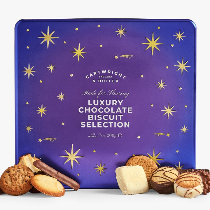 C&B Night Before Christmas | Luxury Chocolate Biscuit Assortment Tin 200g [4078]