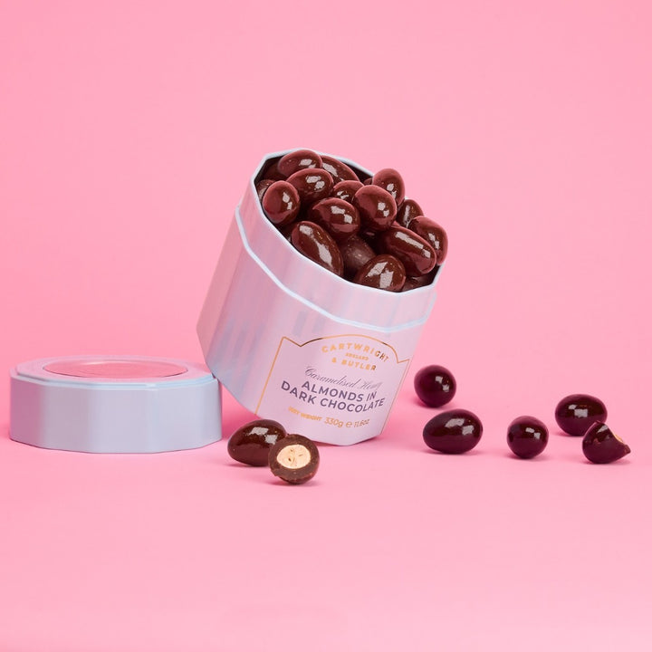 Caramelised Honey Almonds in Dark Chocolate 330g [30 June 2026]