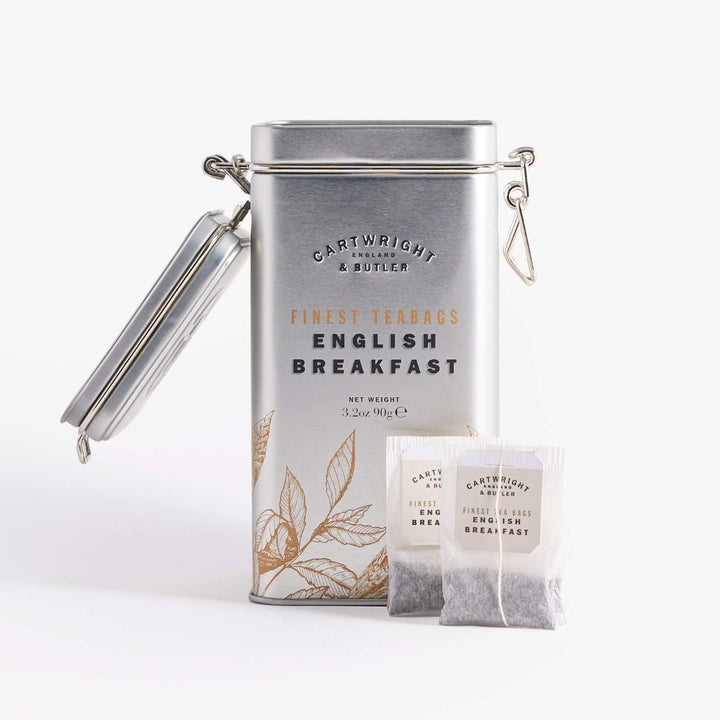 Cartwright & Butler English Breakfast Tea Bags in Caddy 90g [BBD 15 Dec 2026]
