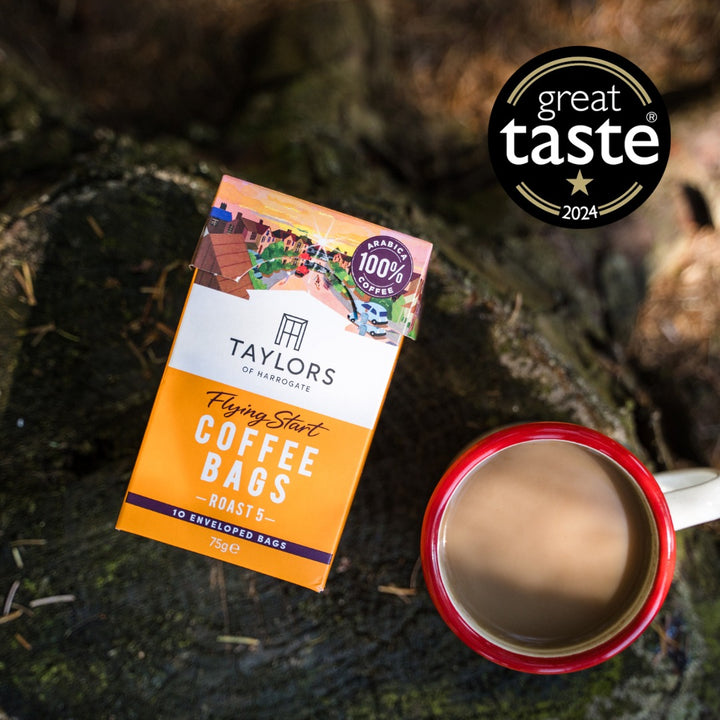 Taylors of Harrogate Flying Start Coffee Bags - 10 Enveloped Bags