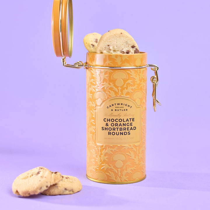 Chocolate & Orange Shortbread Rounds 150g