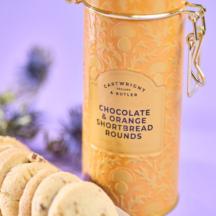 Chocolate & Orange Shortbread Rounds 150g