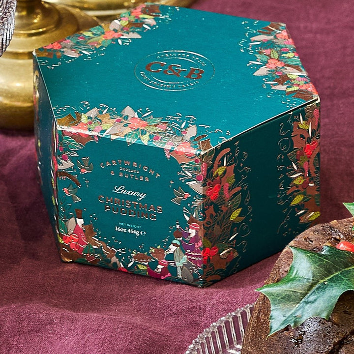 C&B Christmas Pudding with Brandy & Cider 454g [4940]