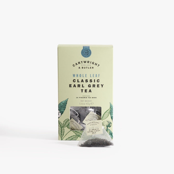 Earl Grey Carton Whole Leaf Tea Bags Carton 15 Bags