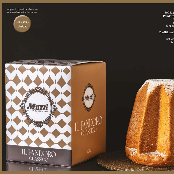 Muzzi Traditional Pandoro 750g [1040559] MID NOV ARRIVE