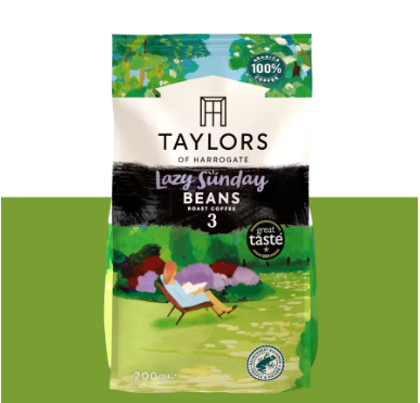 Taylors of Harrogate Lazy Sunday Coffee Beans 200g