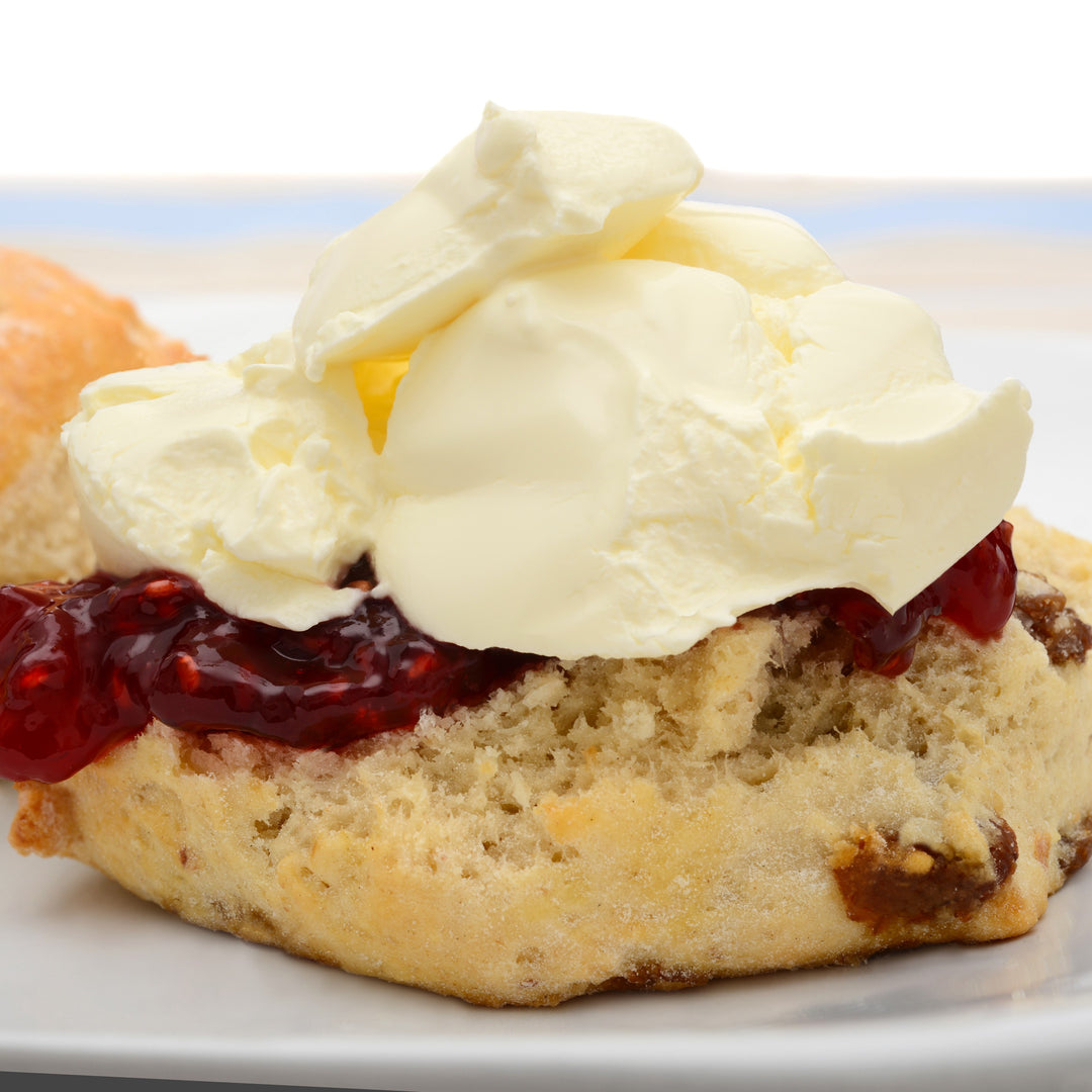 Cream Tea for Six - English  Scones, Clotted Cream, Jam, Tea