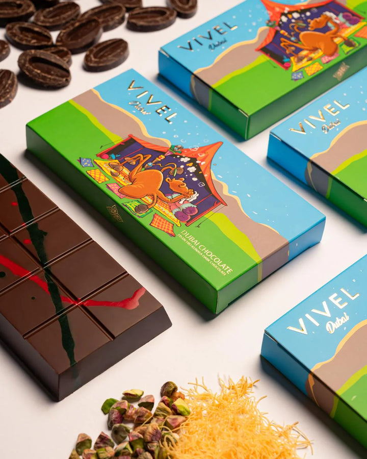 Vivel Dubai Chocolate Pistachio Kunafa Dark