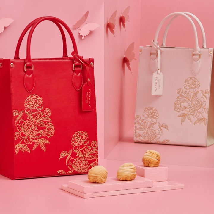 Conrad Singapore Marina Bay Sweet Potato in Crispy Filo Pastry [8 Pieces] in Ivory White Handbag