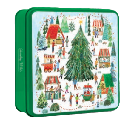 Grandma Wild's Embossed Christmas Village Market Tin 160g [1739]