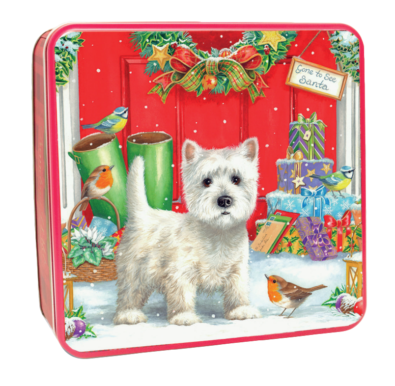 Grandma Wild's Embossed Scottie Dog with Wellies Tin 160g [1735]