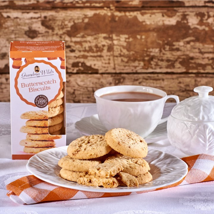 Grandma Wild's Butterscotch Biscuits Window Box 150g