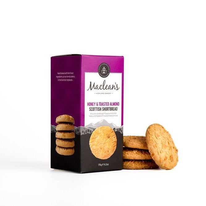 Maclean's Honey & Toasted Almond Scottish Shortbread 175g