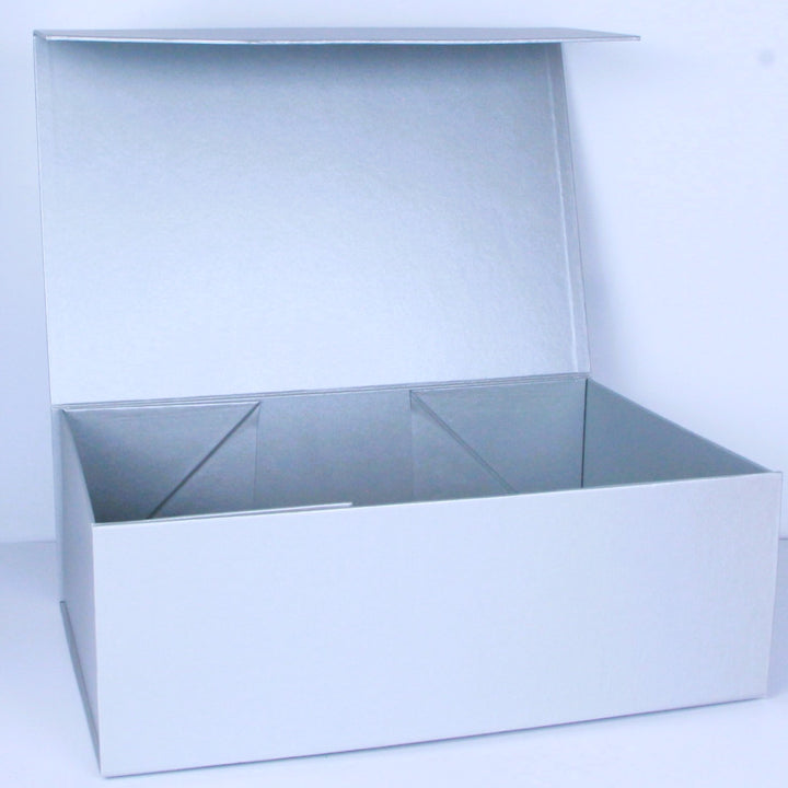 Silver Gift Box with Christmas Sleeve