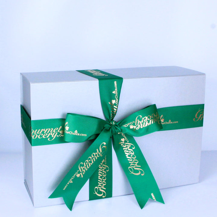 Moonlight Light Pink Gift Box with Ribbon and Flower * 6-9 items [37cm(L) 25cm(W) x 13cm(H)]