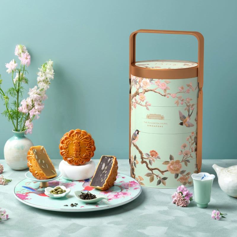 Jade Nostalgic Harvest Mooncake Tingkat