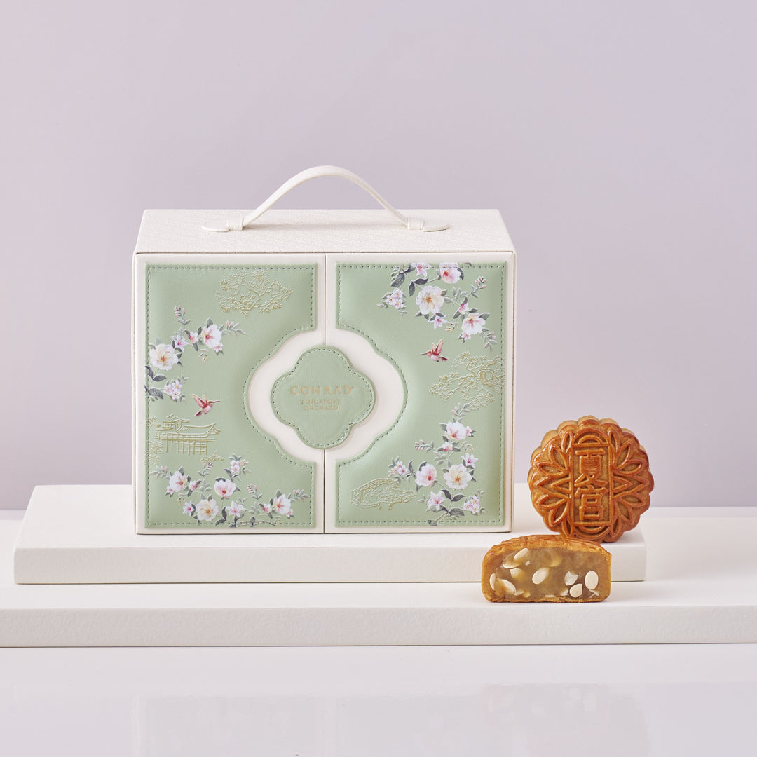 Conrad Singapore Orchard White Lotus Paste with Melon Seed (4 pieces)