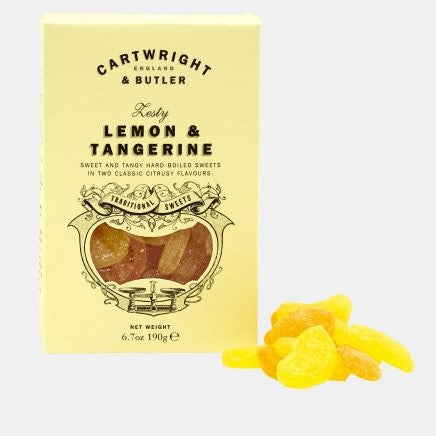 Cartwright & Butler Lemon & Tangerine Slice Mix Sweets in Carton 190g