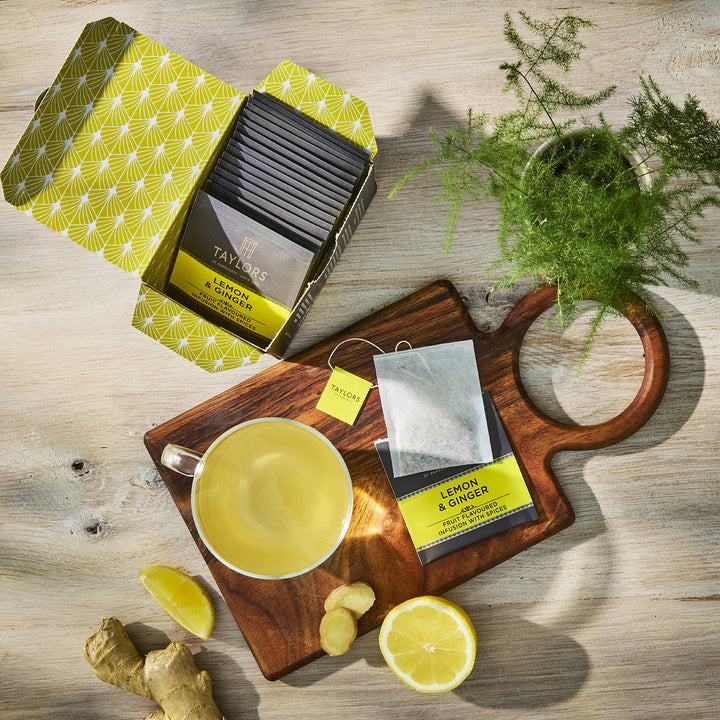 Taylors of Harrogate Lemon and Ginger Infusion Tea Bag 20 Sachets