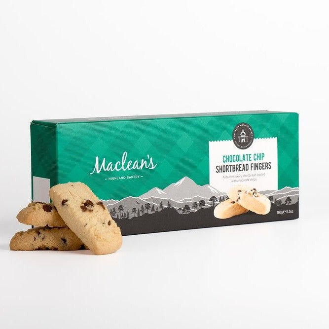 Maclean's Chocolate Chip Shortbread Fingers 150g