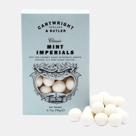 Cartwright & Butler Mint Imperials Sweets in Carton 190g[4699]