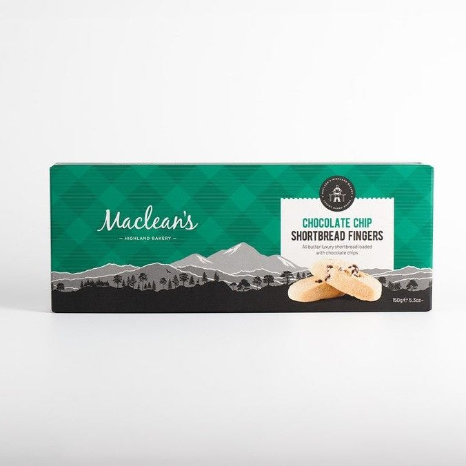 Maclean's Chocolate Chip Shortbread Fingers 150g