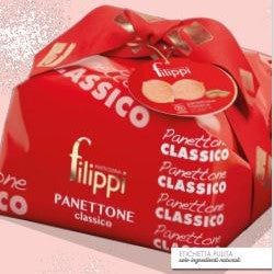 Filippi Panettone Classico with Candied Orange and Raisins 500g/750/1KG (DMR0103/0104/0105)