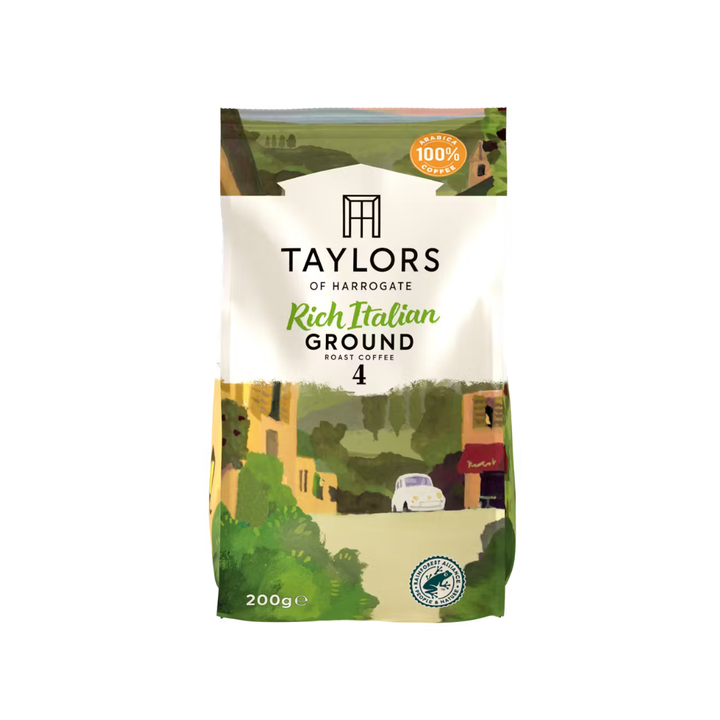 Taylors of Harrogate Rich Italian Ground Coffee 200g