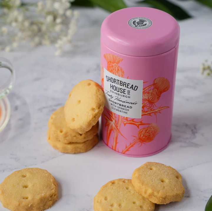 Truly Handmade Shortbread Biscuits with Spanish Clementine 140g