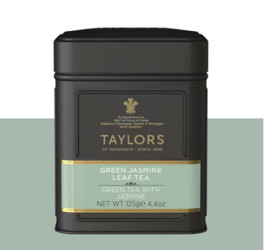 Taylors Of Harrogate Green Tea Leaf With Jasmine Caddy 125g