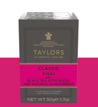 Taylors of Harrogate Classic Chai Tea Bag 20 Sachets