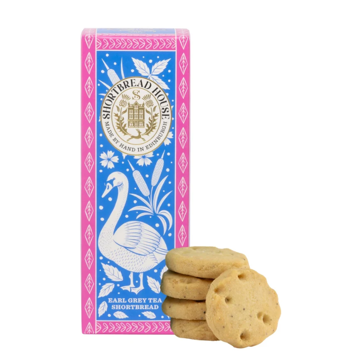 Truly Handmade Shortbread Biscuits with Earl Grey Tea in box 125g