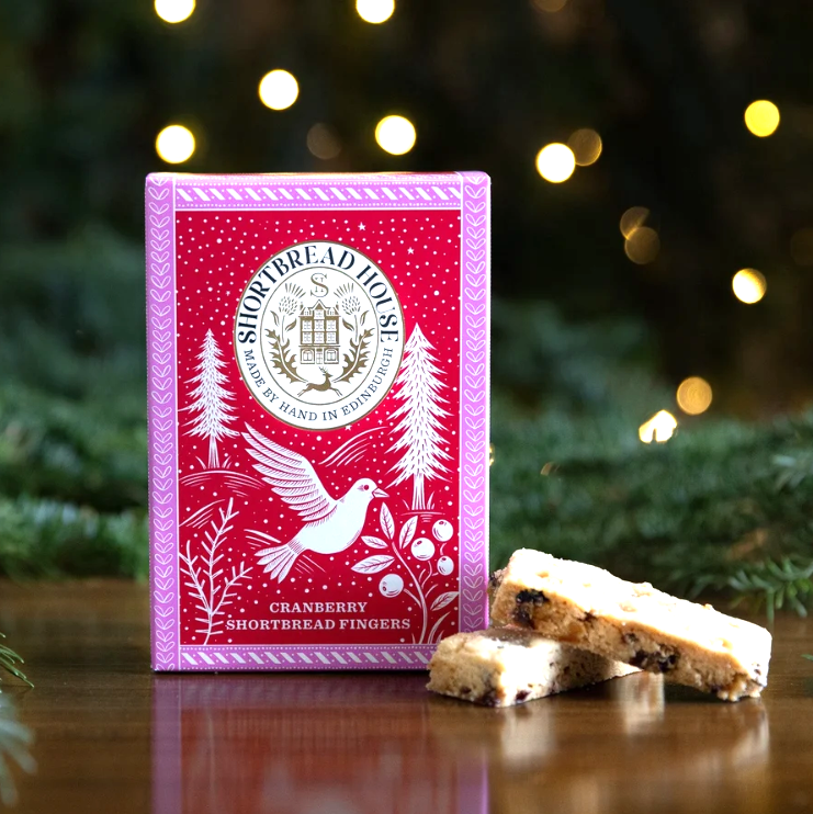 Truly Handmade Shortbread Fingers with Cranberries 170g [FBOXCB]